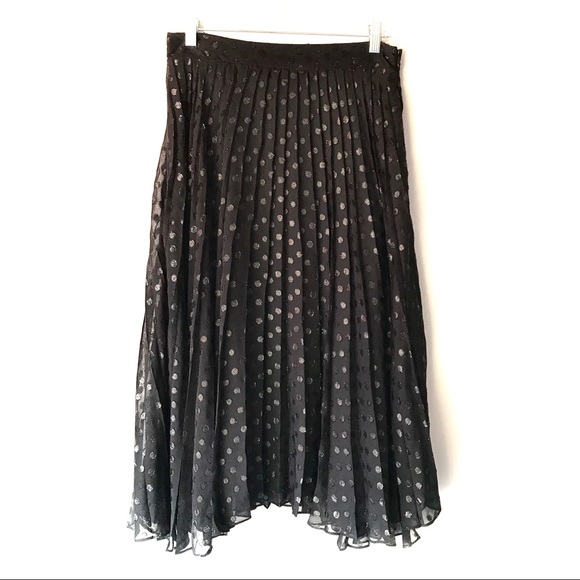 Cynthia Rowley Dresses & Skirts - Cynthia Rowley Accordion Pleated Polka Dot Skirt